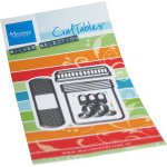 CR1547 Metal Die Marianne Design - Creatables - BAND AID & PILLS