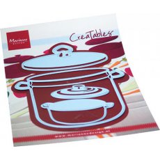 LR0705 Metal Die Marianne Design - Creatables -  COOKING POTS