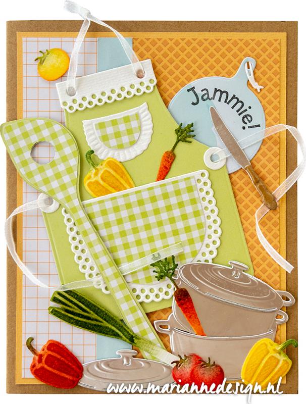 LR0705 Metal Die Marianne Design - Creatables - COOKING POTS