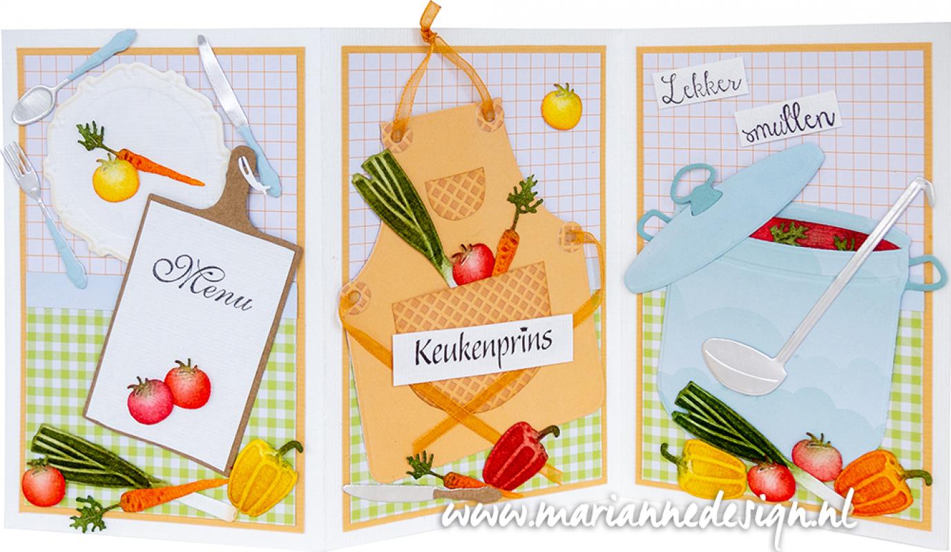LR0707 Metal Die Marianne Design - Creatables - OVEN MITT & SPOON