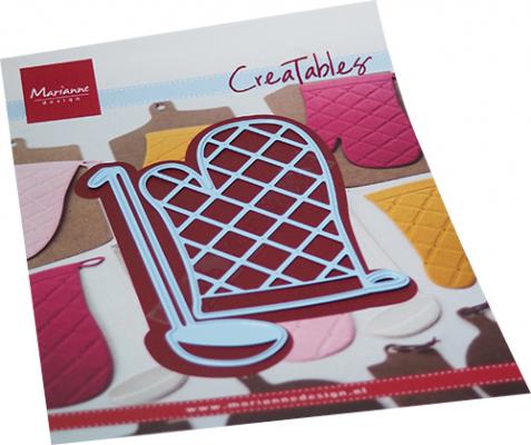 LR0707 Metal Die Marianne Design - Creatables - OVEN MITT & SPOON
