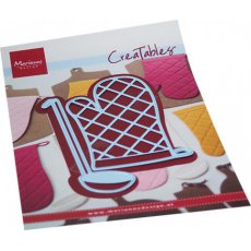 LR0707 Metal Die Marianne Design - Creatables -  OVEN MITT & SPOON