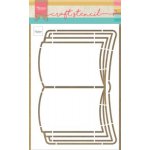 PS8061 Mask Marianne Design - Craft stencil - A5 - OPEN BOOK