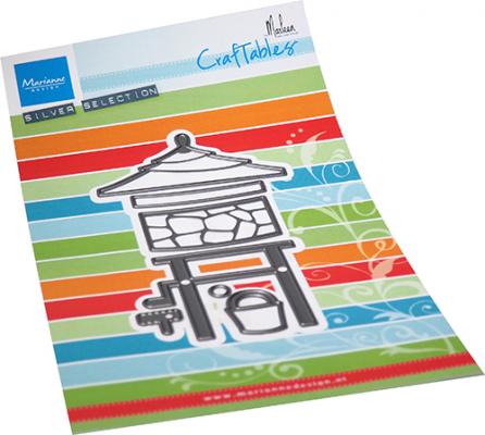 CR1540 Metal Die Marianne Design - Creatables - WISHING WELL BY MARLEEN