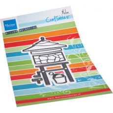 CR1540 Metal Die Marianne Design - Creatables -  WISHING WELL BY MARLEEN