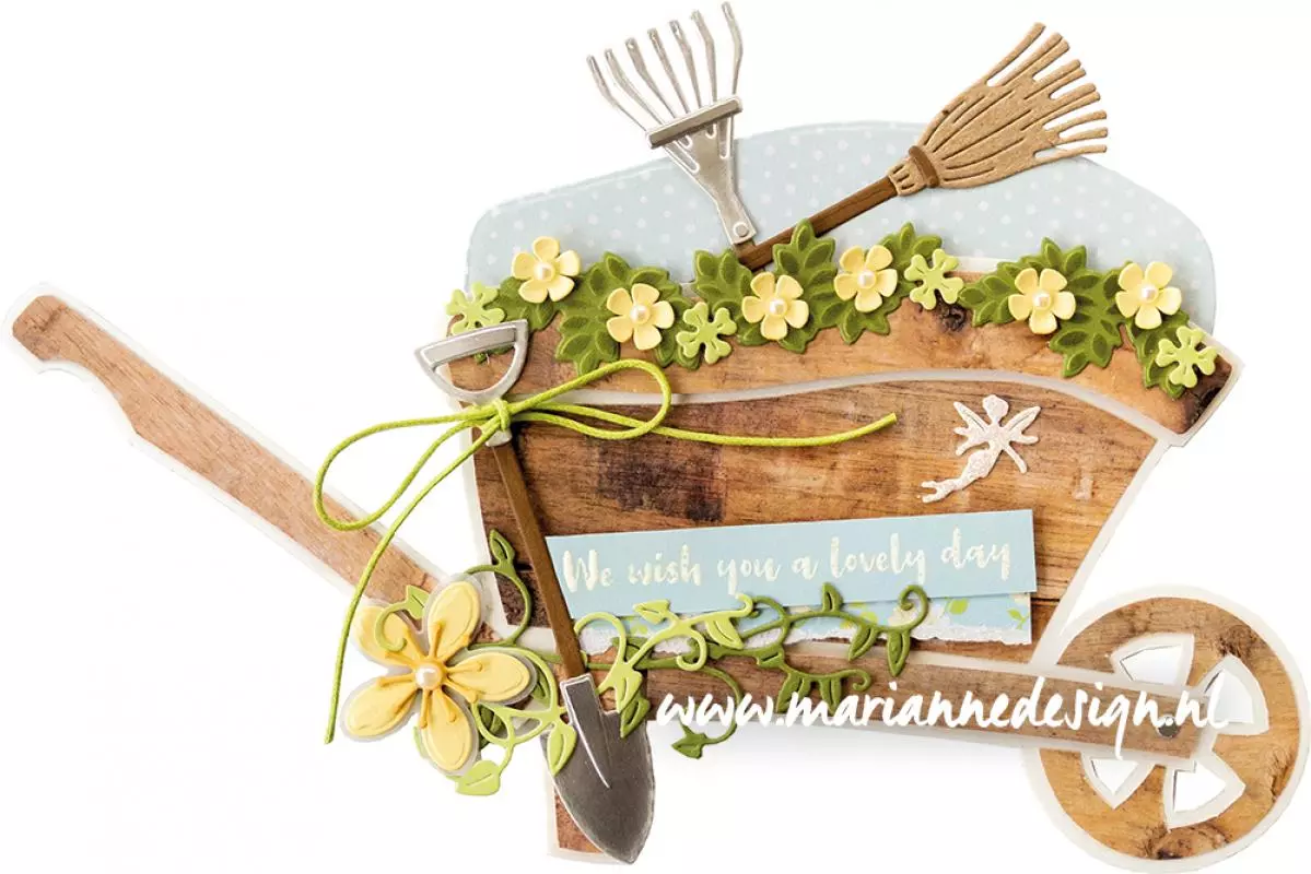 CR1541 Metal Die Marianne Design - Creatables - GARDEN TOOLS BY MARLEEN