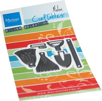 CR1541 Metal Die Marianne Design - Creatables - GARDEN TOOLS BY MARLEEN