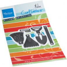 CR1541 Metal Die Marianne Design - Creatables -  GARDEN TOOLS BY MARLEEN