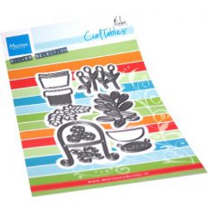 CR1542 Metal Die Marianne Design - Creatables -  POTTED PLANTS BY MARLEEN