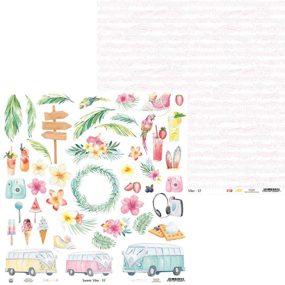P13-VIB-07 PAPIER SUMMER VIBRES 07