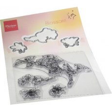 TC0881  - TINY'S BLOSSOM STAMP & DIE SET