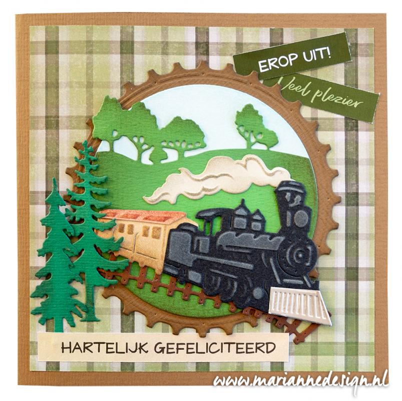 LR0711 Metal Die Marianne Design - Creatables - LOCOMOTIVE