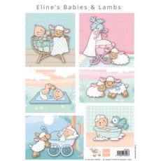 AK0085 A4 - Marianne Design - ELINE'S BABIES & LAMBS 