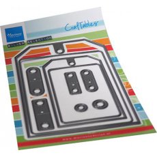 CR1551 Metal Die Marianne Design - CrafTables - BIG TAG