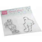HT1662  - HETTY'S SOCCER PLAYER STAMP & DIE SET