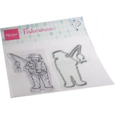 HT1663  - Hetty's Fisherman STAMP & DIE SET