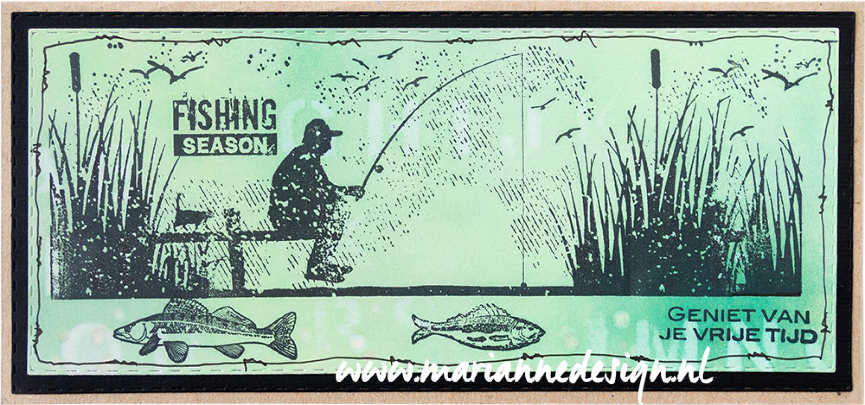 MM1646 Marianne Colorful Silhouettes - Fishing