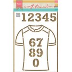 PS8087 Mask Marianne Design - Craft stencil - A5 - BAG BY MARLEEN