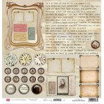 CP-BG07 One-sided paper-elements-Craft & You Design 30.5x30.5 BLOOMING GRUNGE 07