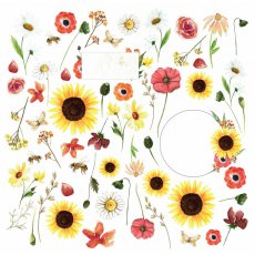 CP-BM07 One-sided paper-elements-Craft & You Design 30.5x30.5 BLOSSOM MEADOW 07