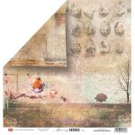 CP-BG01 Double-sided paper Craft & You Design 30.5x30.5 BLOOMING GRUNGE 01