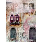 CR01-BG01 Rice paper -Craft & You Design A4 BLOOMING GRUNGE 01