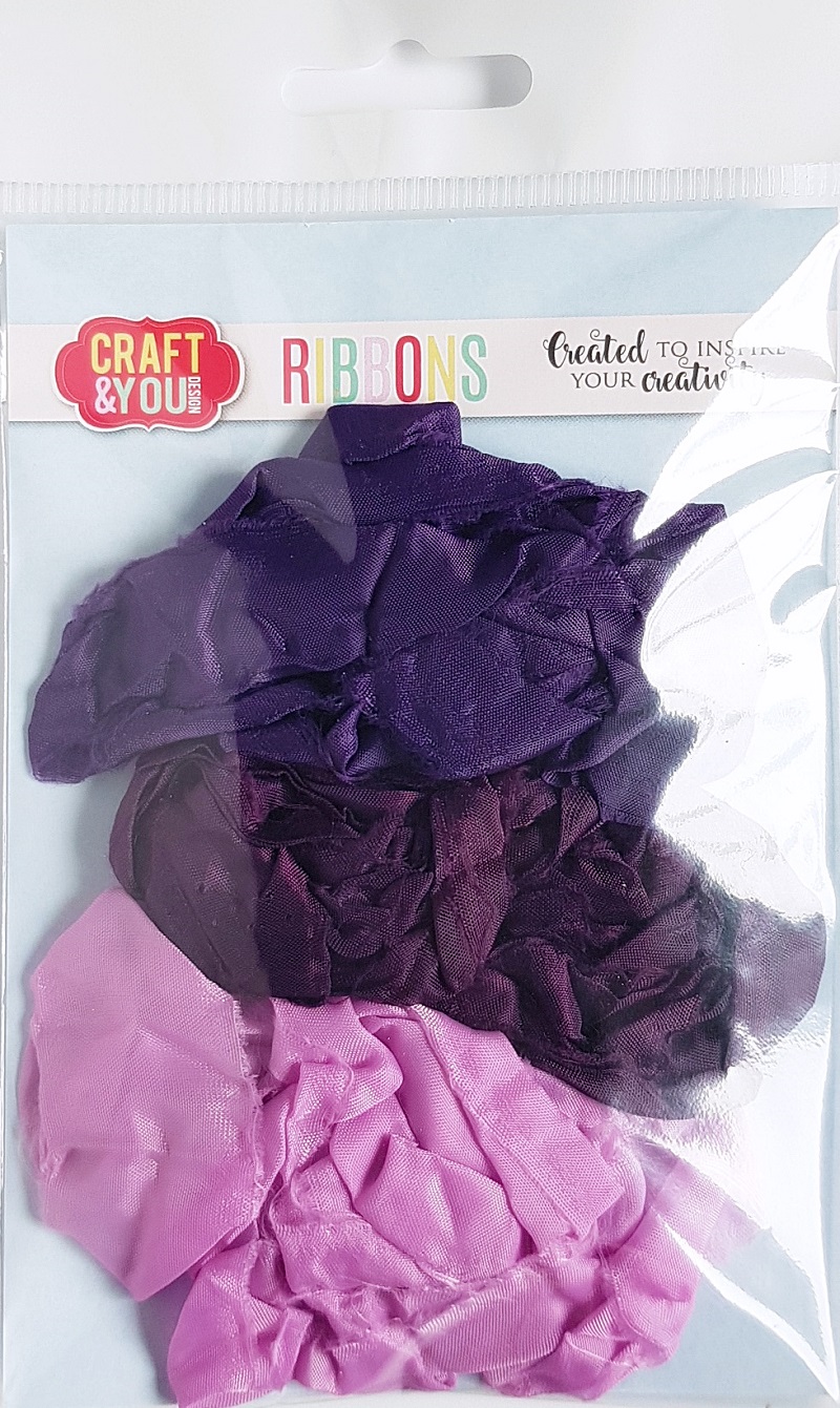CRIB-011 RIBBONS - vintage ribbons - BLOOMING GRUNGE -Craft&You Design