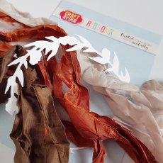 CRIB-012 RIBBONS - vintage ribbons - BLOOMING GRUNGE -Craft&You Design