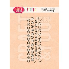 CS016 Clear Stamp - BLOOMING GRUNGE - vintage keyboard