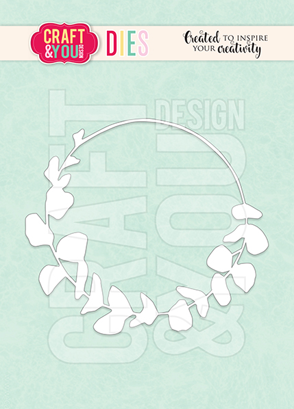 CW129 Cutting Die - Eucalyptus Wreath - Craft&You Design