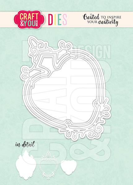 CW134 CUT DIES - Decorative frame 1 - Craft&You Design