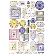 CC-CB-38 SUMMER FLOWERS - CARDBOARD DIE-CUTS