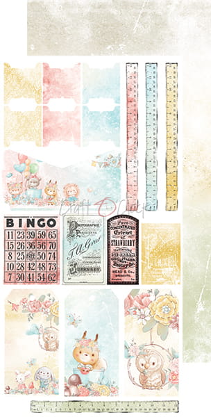 CC-JJ-39 WOODLAND FRIENDS - JUNK JOURNAL SET