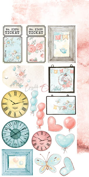 CC-JJ-39 WOODLAND FRIENDS - JUNK JOURNAL SET