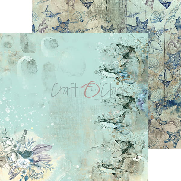 CC-ZS-OD-MM11 OCEAN DEEP - A SET OF PAPERS 20,3x20,3cm