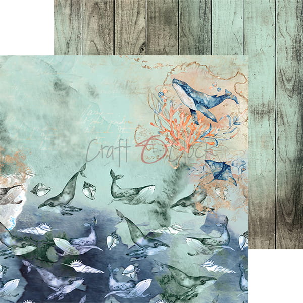 CC-ZS-OD-MM11 OCEAN DEEP - A SET OF PAPERS 20,3x20,3cm