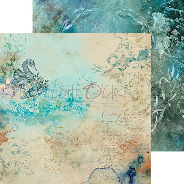 CC-ZS-OD-MM11 OCEAN DEEP - A SET OF PAPERS 20,3x20,3cm