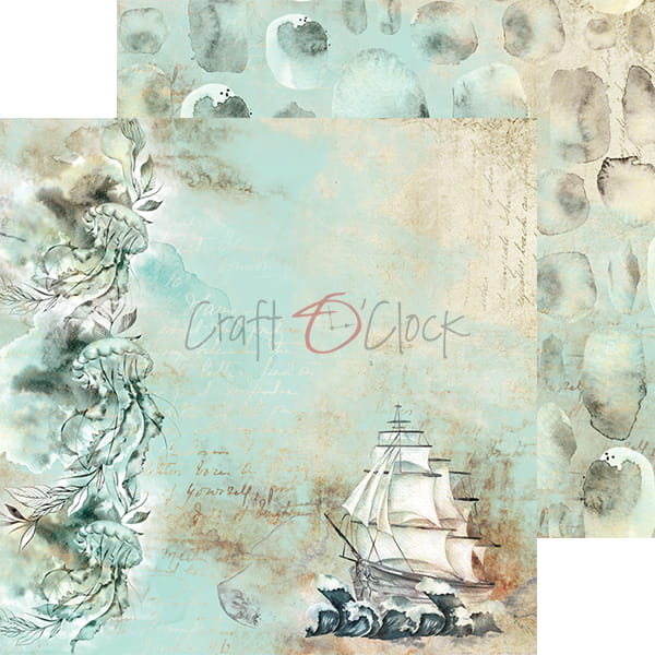 CC-ZS-OD-MM11 OCEAN DEEP - A SET OF PAPERS 20,3x20,3cm