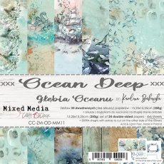 CC-ZM-OD-MM11 OCEAN DEEP - A SET OF PAPERS 15,25X15,25CM
