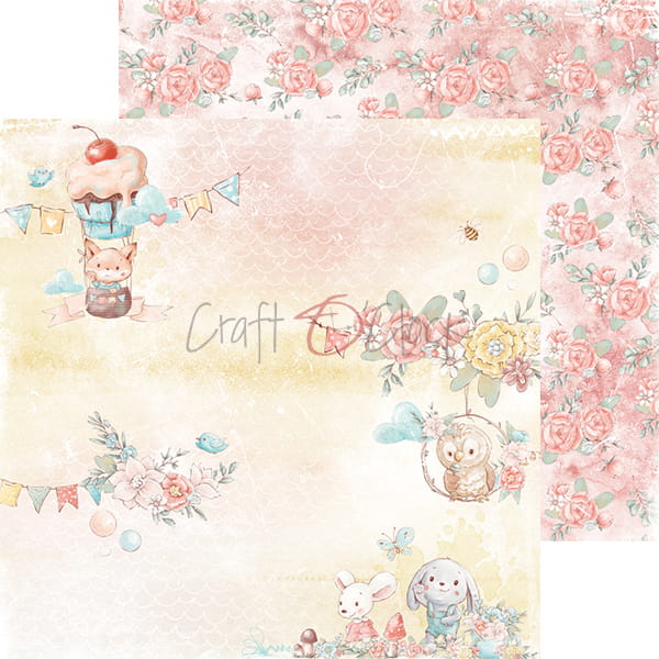 CC-ZD-WF-39 | WOODLAND FRIENDS - A SET OF PAPERS30,5x30,5cm