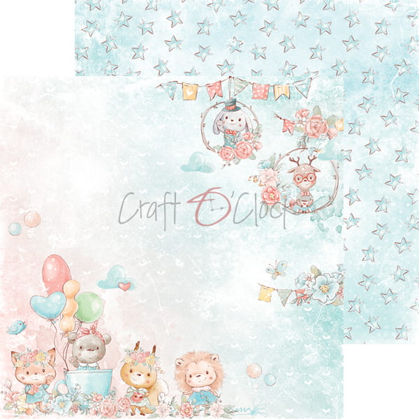CC-ZD-WF-39 | WOODLAND FRIENDS - A SET OF PAPERS30,5x30,5cm