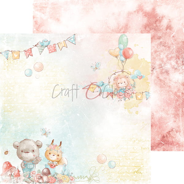 CC-ZD-WF-39 | WOODLAND FRIENDS - A SET OF PAPERS30,5x30,5cm