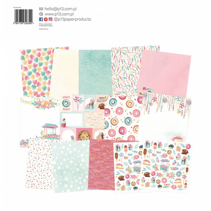 P13-SAS-08 Sugar and Spice 12x12"