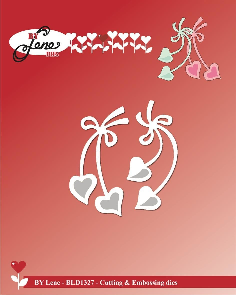 BLD1327 Dies By Lene- Hanging Hearts