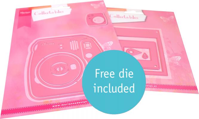 COL1498 Metal Die Marianne Design - Collectables - INSTANT CAMERA