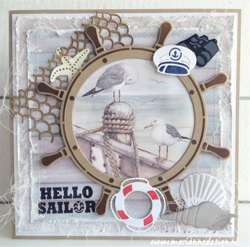 CR1552 Metal Die Marianne Design - CrafTables - ART TEXTURE SCALES