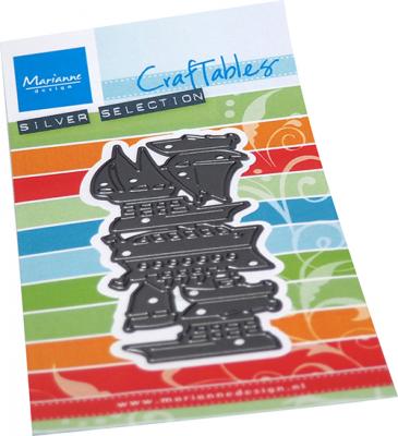 CR1553 Metal Die Marianne Design - CrafTables - PUNCH DIE BOATS