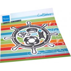 CR1554 Metal Die Marianne Design - CrafTables - SHIP WHEEL