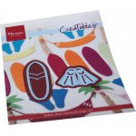 LR0717 Metal Die Marianne Design - Creatables -  SURFBOARD & FLIPPERS