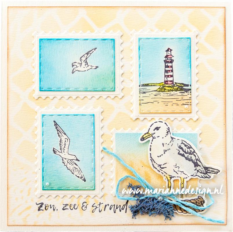 TC0883 - TINY'S BEACH STAMP & DIE SET